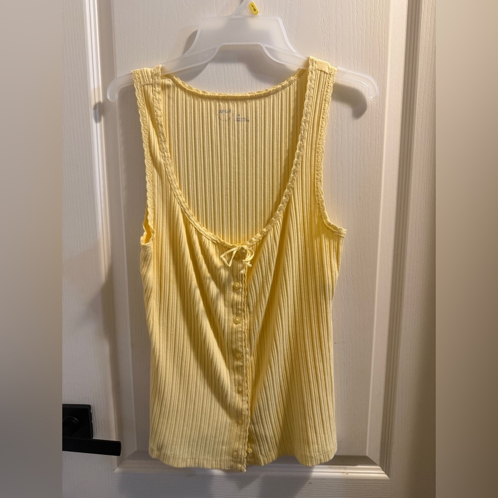 Aerie Yellow Tank Top - Picture 2 of 6